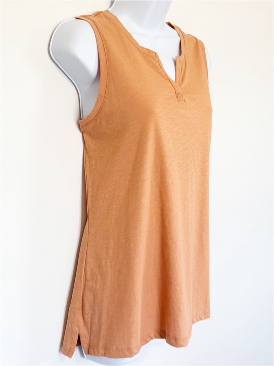 CHRISTIAN SIRIANO New York Pima Cotton Sleeveless Tank Top Relaxed Fit Large - Picture 2 of 7